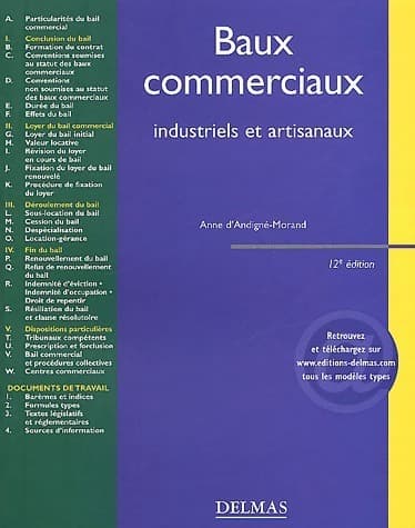 Baux commerciaux Industriels et artisanaux - Anne D'Andigné-Morand
