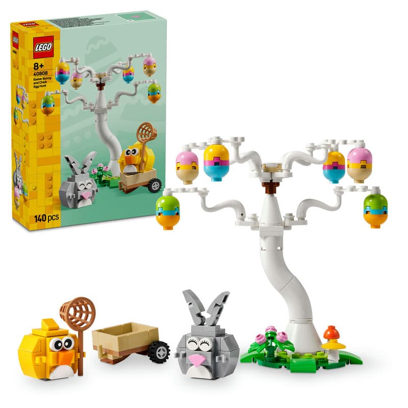 LEGO Iconic 40808 Le lapin de Pâques et la chasse aux œufs